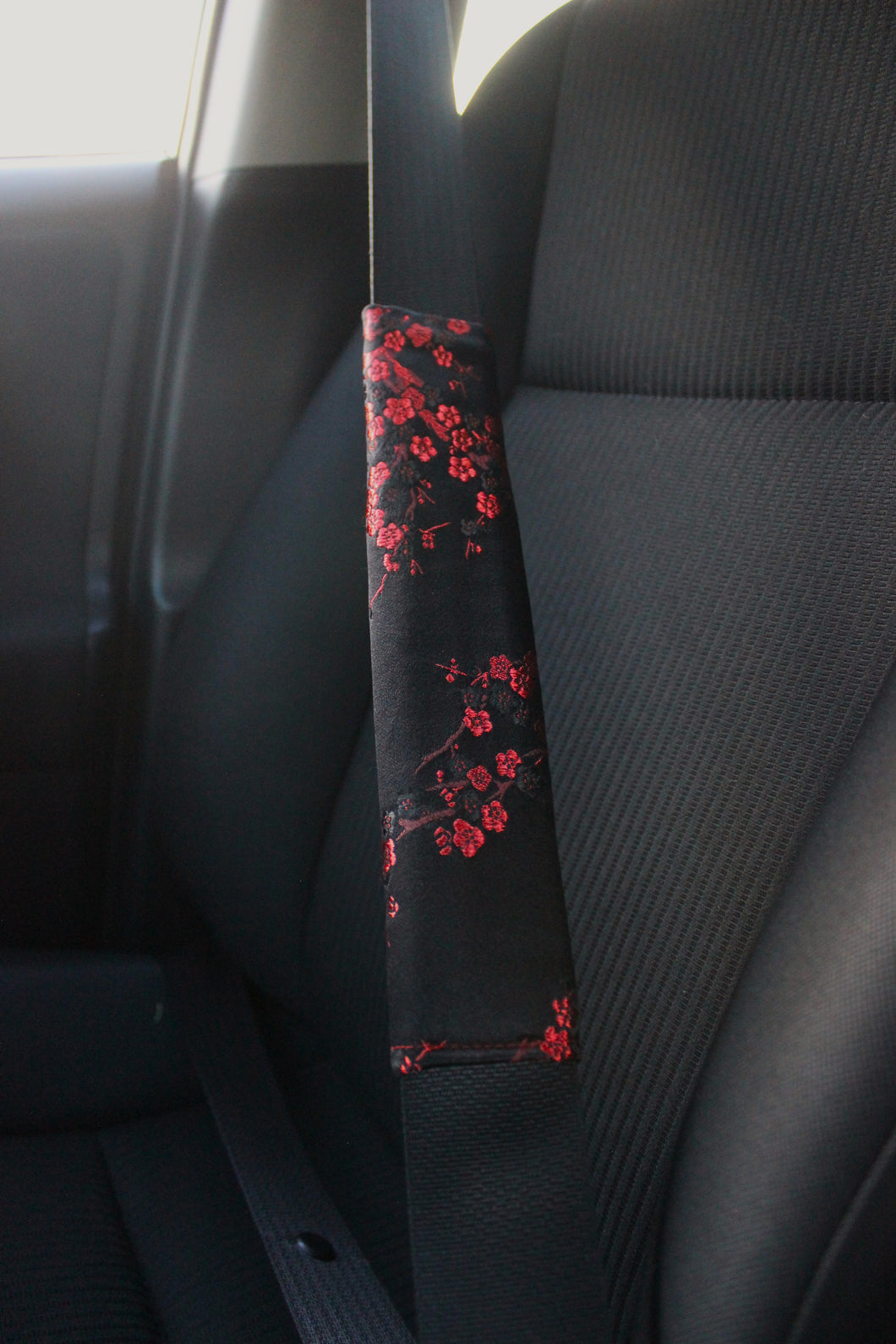 Red Sakura Belt Straps